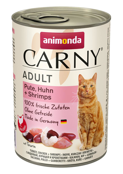 Kép ANIMONDA Carny Adult flavour turkey, chicken, prawns - wet cat food - 400g