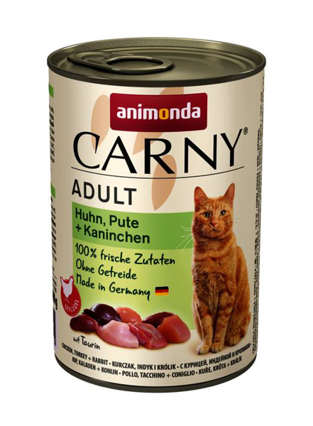 Kép ANIMONDA Carny Adult flavour chicken, turkey, rabbit - wet cat food - 200g
