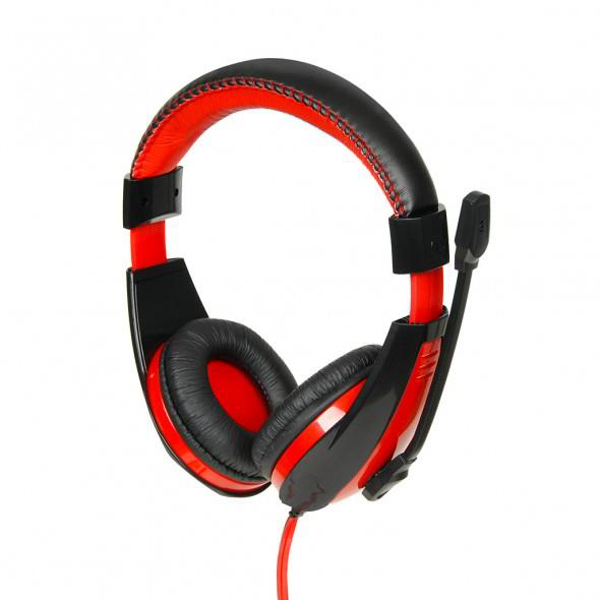 Kép Mikrofonos fejhallgató IBOX SHPI1528MV (red color)
