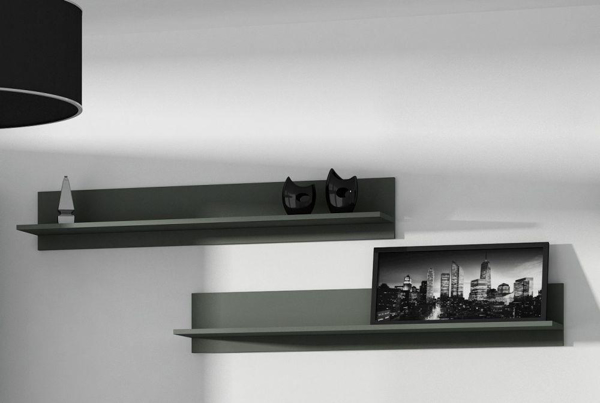 Kép Cama set of two shelves 125cm SOHO grey matte
