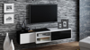 Kép Cama TV cabinet SIGMA1 180 white/black gloss