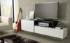 Kép Cama TV cabinet SIGMA 3 180 white/white gloss + black