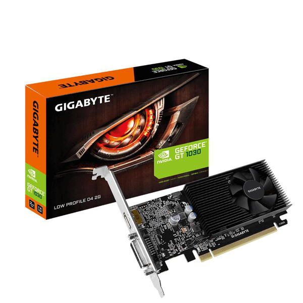 Kép Gigabyte GV-N1030D4-2GL Videokártya NVIDIA GeForce GT 1030 2 GB GDDR4 (GV-N1030D4-2GL)