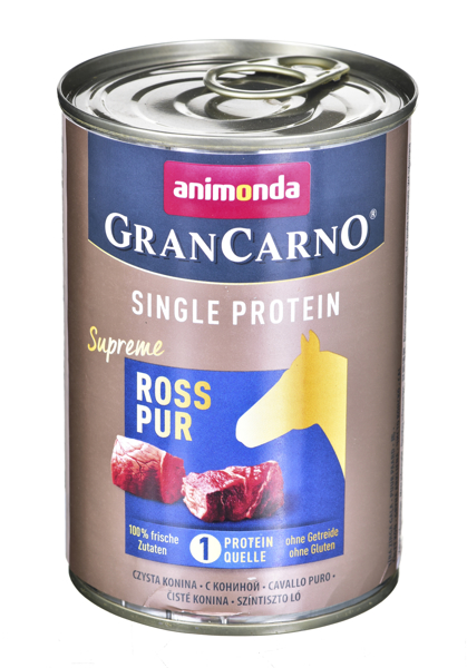 Kép animonda GranCarno Single Protein flavor: horse meat - 400g can