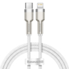 Kép USB-C cable to Lightning Baseus Cafule, White, Power Delivery, 20W, 1m (white) (CATLJK-A02)
