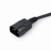 Kép Gembird EG-PSU3-01 UPS Power Strip, 3 Schuko Outlets, C14 Plug, 10A, 0.6m Cable, Black Color (EG-PSU3-01)