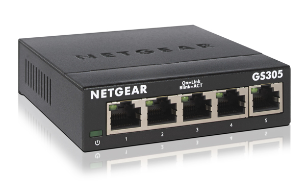 Kép Switch NETGEAR GS305-300PES (5x 10/100/1000Mbps)