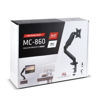Kép Maclean MC-860 TV fali tartó 68.6 cm (27) Screws Black