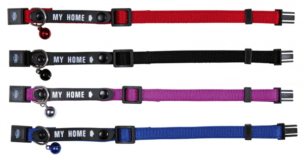 Kép TRIXIE MY HOME TX-4180 Cat collar with bell and ID card