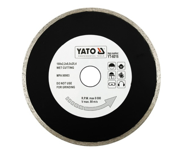 Kép YATO Gyémánttárcsa 200 x 25,4mm 6017 (YT-6017)