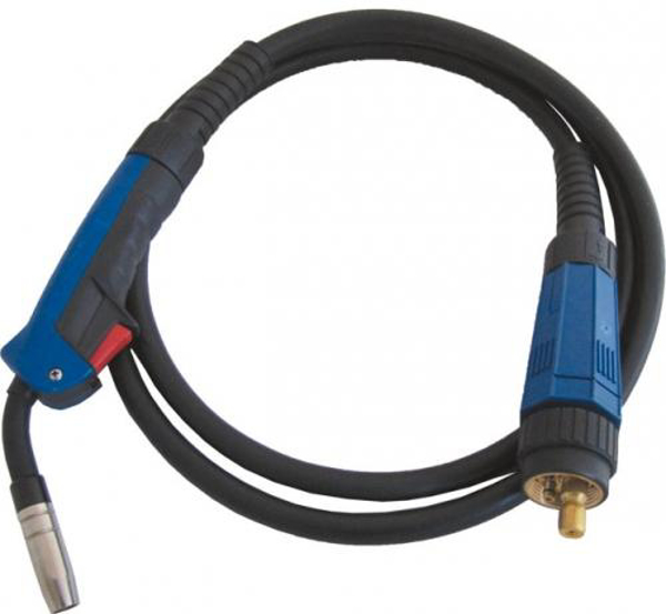 Kép FACHOWIEC MIG / MAG WELDING GUN MB-15, WITH CABLE 4m, EURO PLUG (FC154)