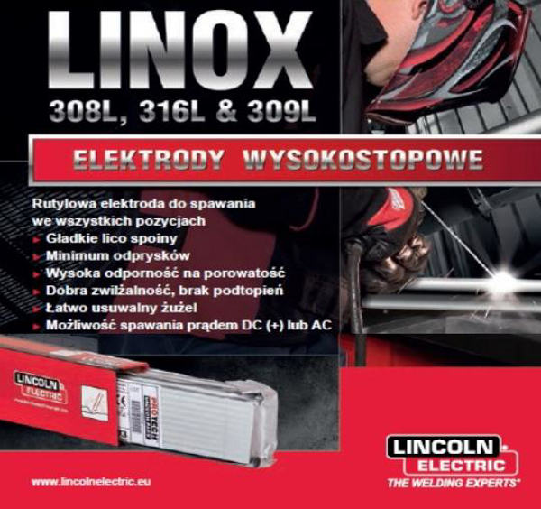 Kép LINCOLN Hegesztő pálca LINOX 309L 4,0 x 450 mm 3,20kg (610158)
