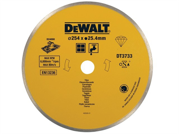Kép DEWALT Gyémánttárcsa szegmentált 250x1,6x25,4mm (DT3733-XJ)
