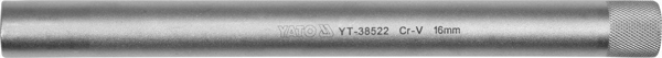 Kép YATO Spark plug socket 16mm EXTRA LONG 250mm (YT-38522)