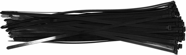 Kép YATO Kábelkötegelő fekete 7,6*200 /50 Db. (YT-70650)