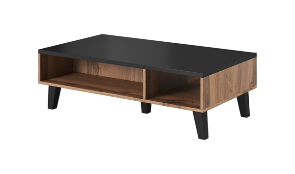 Kép Cama LOTTA 110 coffee table wotan oak/mat black (LOTTA LAW110 W)
