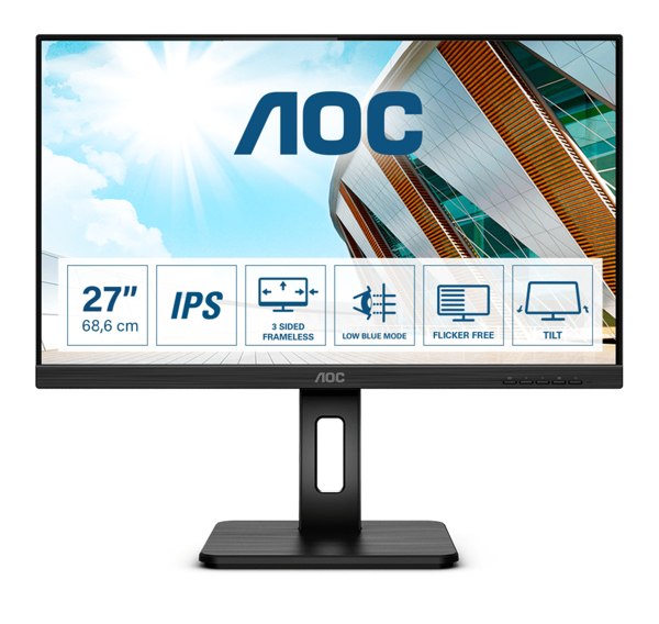 Kép AOC Pro-line 27P2Q LED display 68.6 cm (27) 1920 x 1080 pixels Full HD Black