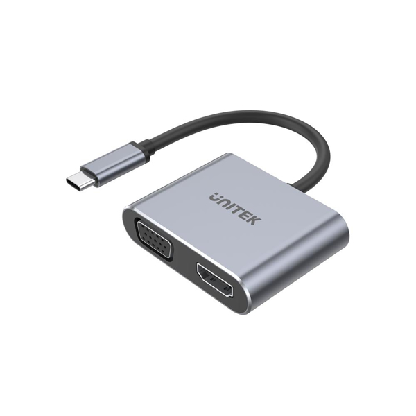 Kép UNITEK D1049A interface hub USB 2.0 Type-C 480 Mbit/s Silver (D1049A)