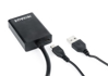 Kép Gembird A-VGA-HDMI-01 video cable adapter 0.15 m HDMI Type A (Standard) VGA (D-Sub) Black