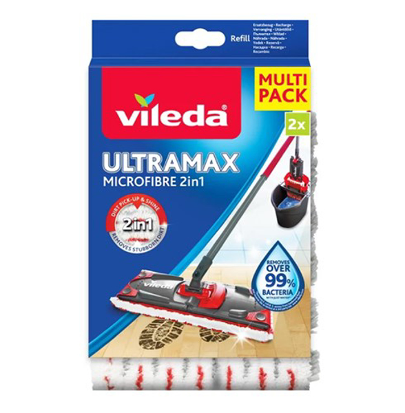 Kép Vileda 167720 mop accessory Mop pad Red, White (167720)