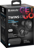 Kép Defender Twins 638 Fülhallgató Wireless In-ear Calls/Music Bluetooth Black (63638)