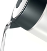 Kép Bosch DesignLine Vízforraló 1.7 L 2400 W Black, Silver (TWK5P471)