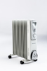 Kép Ravanson OH-11 electric space heater Oil electric space heater Indoor White, Silver 2500 W