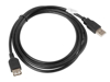 Kép Kábel Lanberg CA-USBE-10CC-0018-BK (USB 2.0 M - USB 2.0 F, 1,8m, black color)