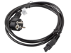 Kép Lanberg power cable for laptop cee 7/7->c5 ca-c5ca-11cc-0018-bk