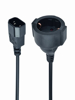 Kép Adapter GEMBIRD PC-SFC14M-01 (C14 - Shuko 0,15m black color)