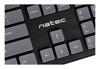 Kép NATEC Discus 2 Billentyűzet USB USB US Slim (NKL-1829)