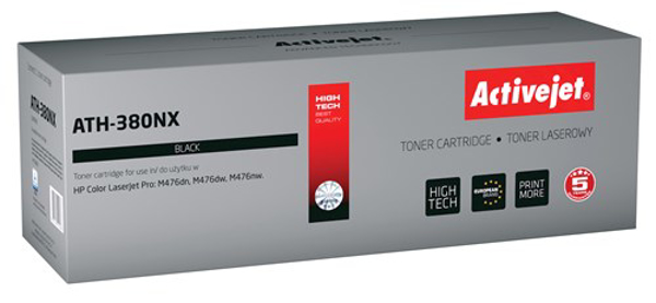 Kép Activejet ATH-380NX toner for HP printer, HP CF380X replacement, Supreme, 4400 pages, black (ATH-380NX)