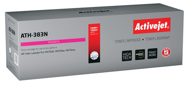 Kép Activejet ATH-383N toner for HP printer, HP CF383A replacement, Supreme, 2700 pages, magenta (ATH-383N)