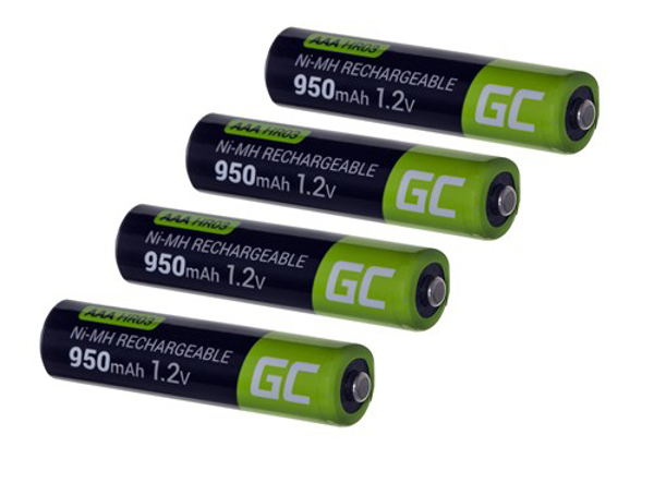 Kép Green Cell GR03 household battery Rechargeable battery AAA Nickel-Metal Hydride (NiMH) (GR03)