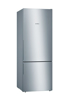 Kép Bosch Serie 4 KGV58VLEAS Kombinált hűtőszekrény 503 L E Stainless steel (KGV58VLEAS)