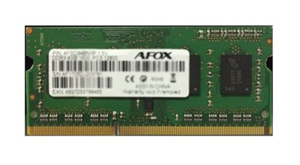 Kép AFOX AFSD38BK1P SO-DIMM DDR3 8GB Memória modul 1600 MHz