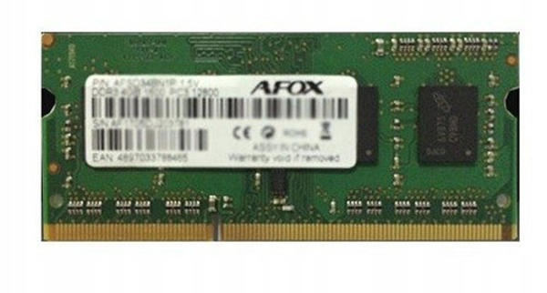 Kép AFOX AFSD34AN1L SO-DIMM DDR3 4G 1333MHZ MICRON CHIP LV 1,35V Memória modul
