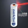 Kép Rechargeable batteries everActive 18650 3,7V Li-ion 3200mAh micro USB (FWEV1865032MBOX)