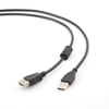 Kép Gembird 1.8m USB 2.0 A M/FM USB cable USB A Black (CCP-USB2-AMAF-6)