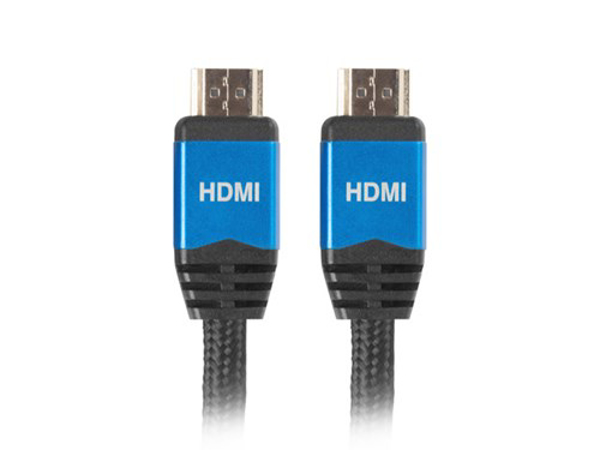 Kép Lanberg CA-HDMI-20CU-0018-BL HDMI cable 1.8 m HDMI Type A (Standard) Black (CA-HDMI-20CU-0018-BL)