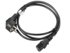 Kép Lanberg CA-C13C-11CC-0018-BK power cable Black 1.8 m C13 coupler CEE7/7 (CA-C13C-11CC-0018-BK)
