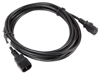 Kép Cable Lanberg CA-C13E-11CC-0050-BK (C14 / IEC C14 / IEC 320 C14 M - C13 F, 5m, black color) (CA-C13E-11CC-0050-BK)
