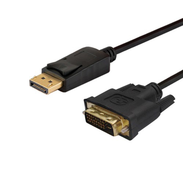 Kép Kábel SAVIO CL-106 (DisplayPort M - DVI-D M 1,8m black color)
