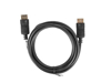 Kép Lanberg CA-DPDP-10CC-0030-BK DisplayPort cable 3 m Black (CA-DPDP-10CC-0030-BK)