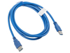 Kép Lanberg Cable CA-US3E-10CC-0018-B (USB 3.0 M - USB 3.0 F, 1,8m, blue color) (CA-US3E-10CC-0018-B)