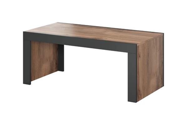 Kép Cama MILA bench/table 120x60x50 oak wotan + anthracite (MILA WOT+ANT)