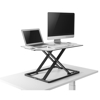 Kép Ergo Office ultra thin sit/stand desk converter, white, with gas spring, max 10kg, ER-420 (ER-420)
