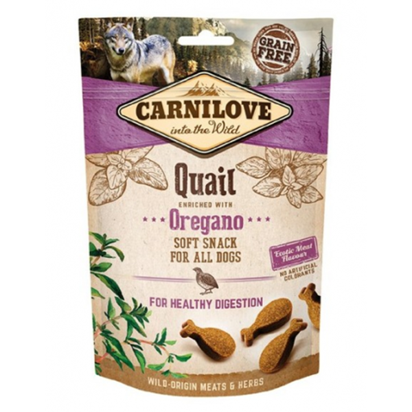 Kép CARNILOVE Semi-Moist Snack Quail & Oregano - Dog treat with quail and oregano - 200 g