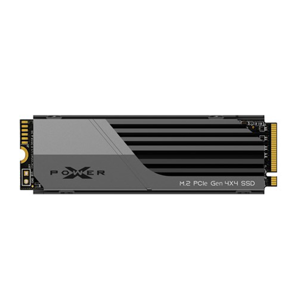 Kép SILICON POWER PCIe Gen 4x4 XS70 Internal solid state drive SSD 2TB M.2 2280 NVMe 1.4 (SP02KGBP44XS7005) Black, Grey (SP02KGBP44XS7005)