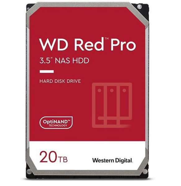 Kép Western Digital Red Pro WD201KFGX (20 TB , 3.5'', 512 MB, 7200 obr/min) (WD201KFGX)